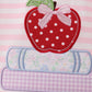 Pink Stripe Apple Book Appliqué Dress