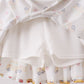 Red Bus Embroidered Skorts Set
