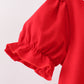 Red School Apple Skorts Set