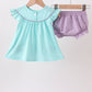 Blue under the sea Embroidered Bloomer Set