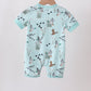 Green Duck Pocket Romper