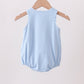 Blue Shells Embroidered Bubble