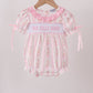 Pink Goose Smocked Bubble