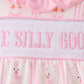 Pink Goose Smocked Bubble