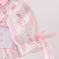 Pink Goose Smocked Bubble