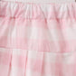 Pink Gingham Skorts Set