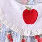 Red Apple Embroidered Bloomer Set