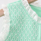 Green Butterfly Smocked Dress