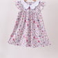 Purple Garden Ruffle Dress