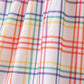 Red ABC Embroidered Plaid Dress