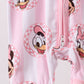 Pink character bamboo romper