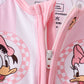 Pink character bamboo romper
