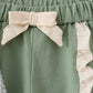 Sage Pumpkin Ruffle Jogger Set
