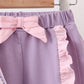 Purple Butterfly Ruffle Jogger Set