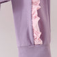 Purple Butterfly Ruffle Jogger Set