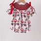 Maroon Alabama Smocked Bubble