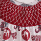 Maroon Alabama Smocked Bubble