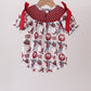 Maroon Alabama Smocked Bubble