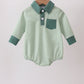 Teal Stripe pocket bubble