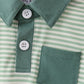 Teal Stripe pocket bubble