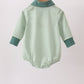 Teal Stripe pocket bubble