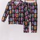 Black princess bamboo pajama set