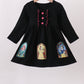 Black princess bamboo dress