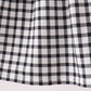 Red Georgia Applique Gingham Dress