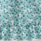 Green Floral Smocked Ruffle Dress