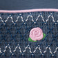 Garden Rose Smocked Ruffle Bubble