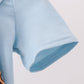 Blue character bamboo romper set