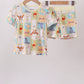 Yellow winnie the pooh bamboo pajama set