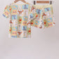 Yellow winnie the pooh bamboo pajama set