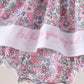 Pink Floral Embroidery Bubble