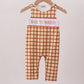 Brown Made to Worship Embroidery Grid Jon Jon