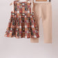 Brown Made to Worship Embroidery Pants Set