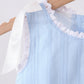 Blue Jacquard Lace Bubble