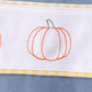 Blue Pumpkin Embroidery Gingham Shorts Set