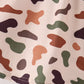 Camouflage Pumpkin Embroidery Ruffle Dress