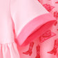 Pink Cowgirl Boots Embroidery Pants Set