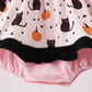Pink Pumpkin Cat Embroidery Bubble