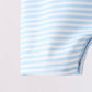 Blue Stripe Football French Knot Jon Jon