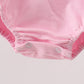 Pink Jack-O-Lantern Applique Ruffle Bubble