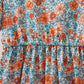 Orange Floral Mom Dress