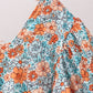 Orange Floral Mom Dress