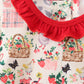 Maroon Farmland Ruffle Bloomer Set