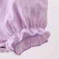 Purple Candy Smocked Bubble