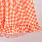 Purple Candy Smocked Ruffle Shorts Set