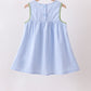 Blue Pumpkin Embroidery jacquard Ruffle Dress