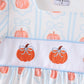 Blue Pumpkin Embroidery Ruffle Pants Set
